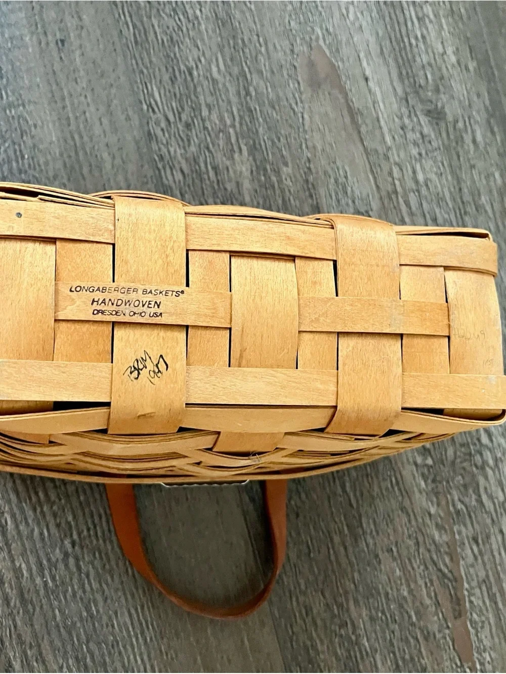 Longaberger woven basket